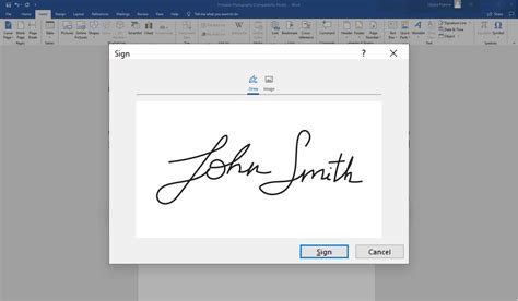 microsoft office digital signature